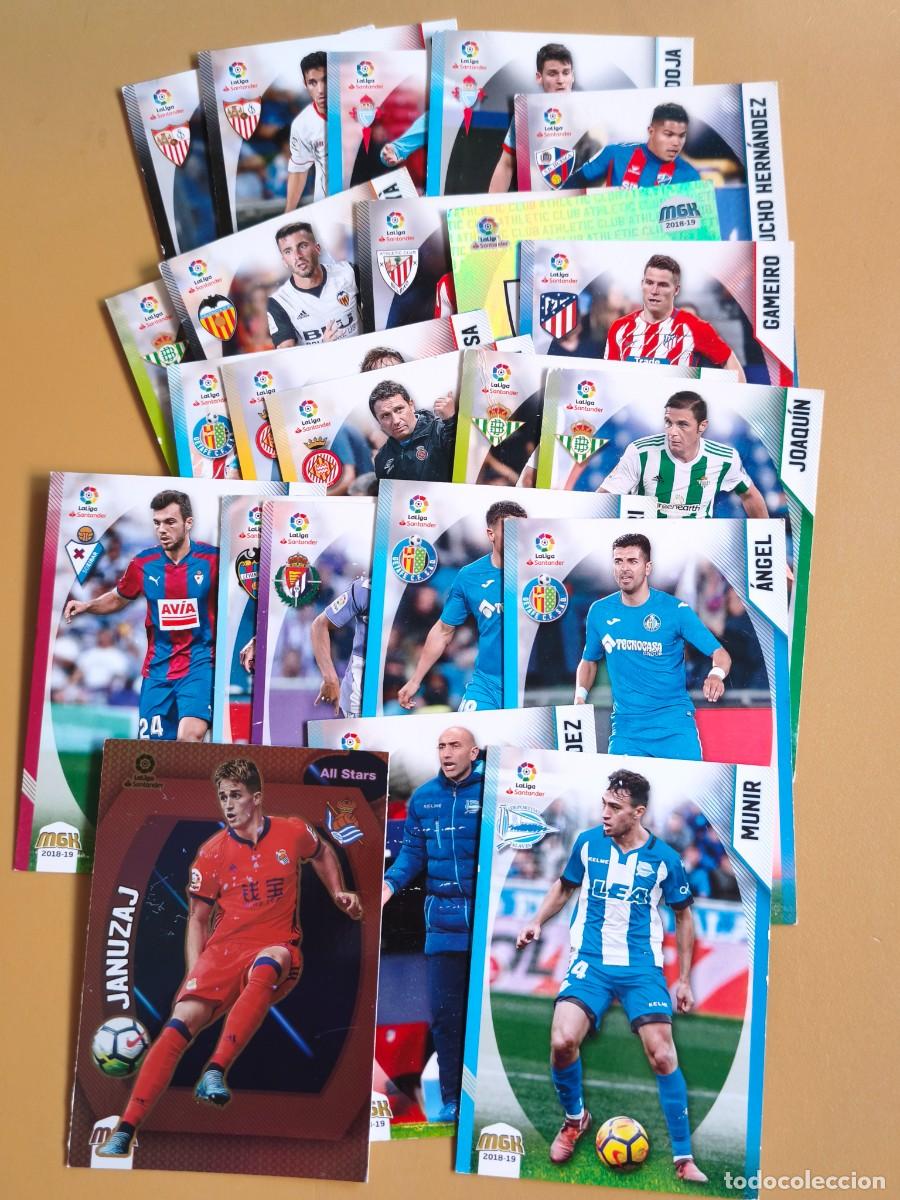 Cromos de F&uacute;tbol: megacracks 2018 19 contiene 23 cromos