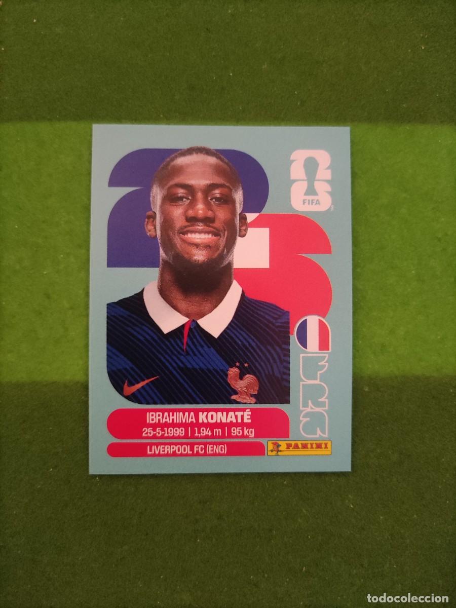 Cromos de F&uacute;tbol: Konat&eacute; Francia FRA 6 Sticker Mundial 2026 FIFA World Cup / Sin pegar