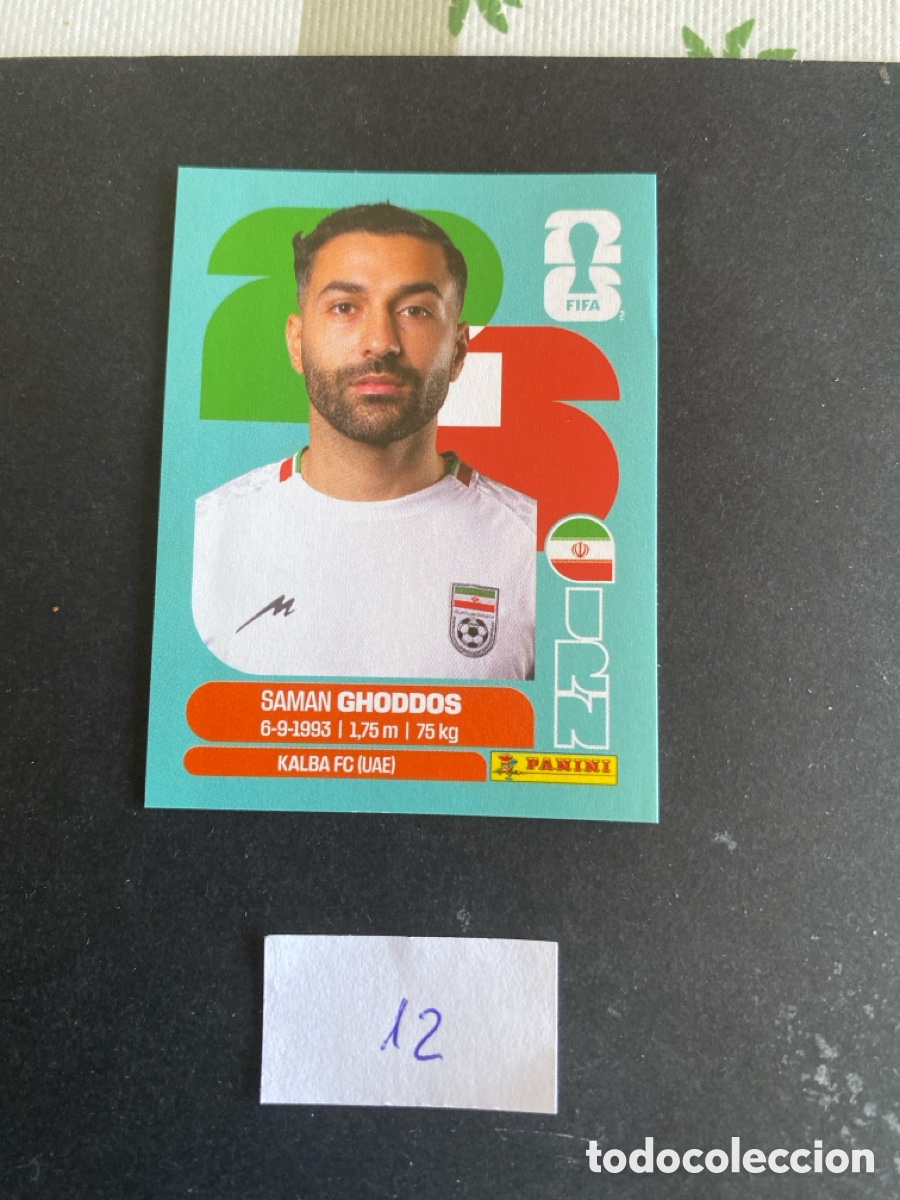 Cromos de F&uacute;tbol: Cromo Iran Mundial 2026 N* 12 nuevo