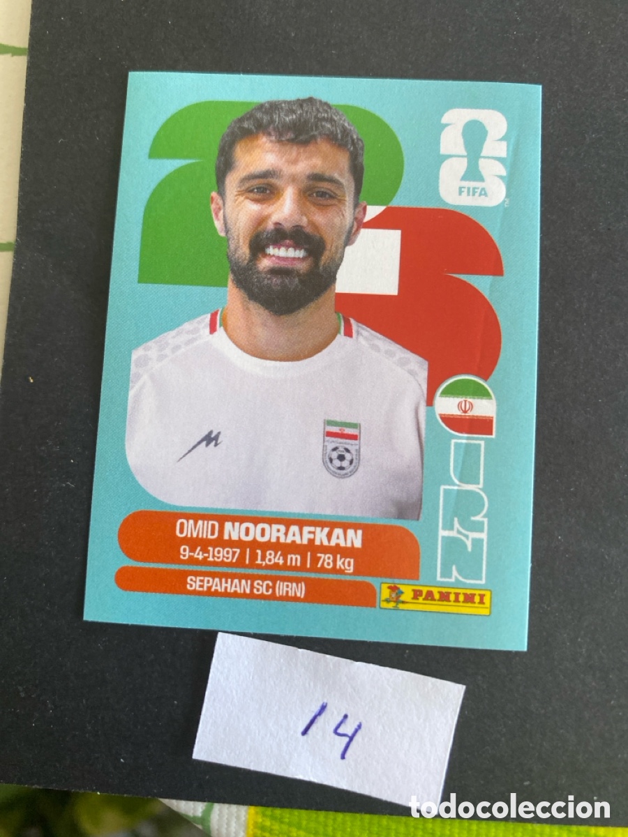 Cromos de F&uacute;tbol: Cromo Iran Mundial 2026 N* 14 nuevo