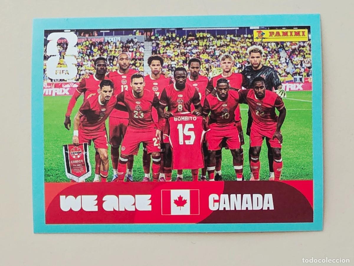 Football Stickers: CAN 13 Alineaci&oacute;n equipo plantilla, Canad&aacute;, Panini FIFA World Cup Mundial 2026 Sticker