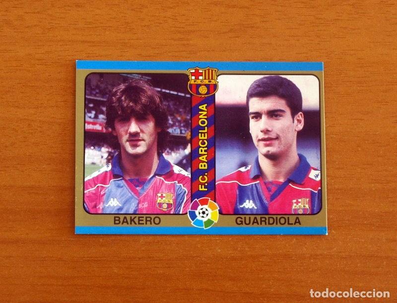 Football Stickers: Barcelona - N&ordm; 5 Bakero-Guardiola - Las Fichas de la Liga Mundicromo F&uacute;tbol Total 1994-1995, 94-95