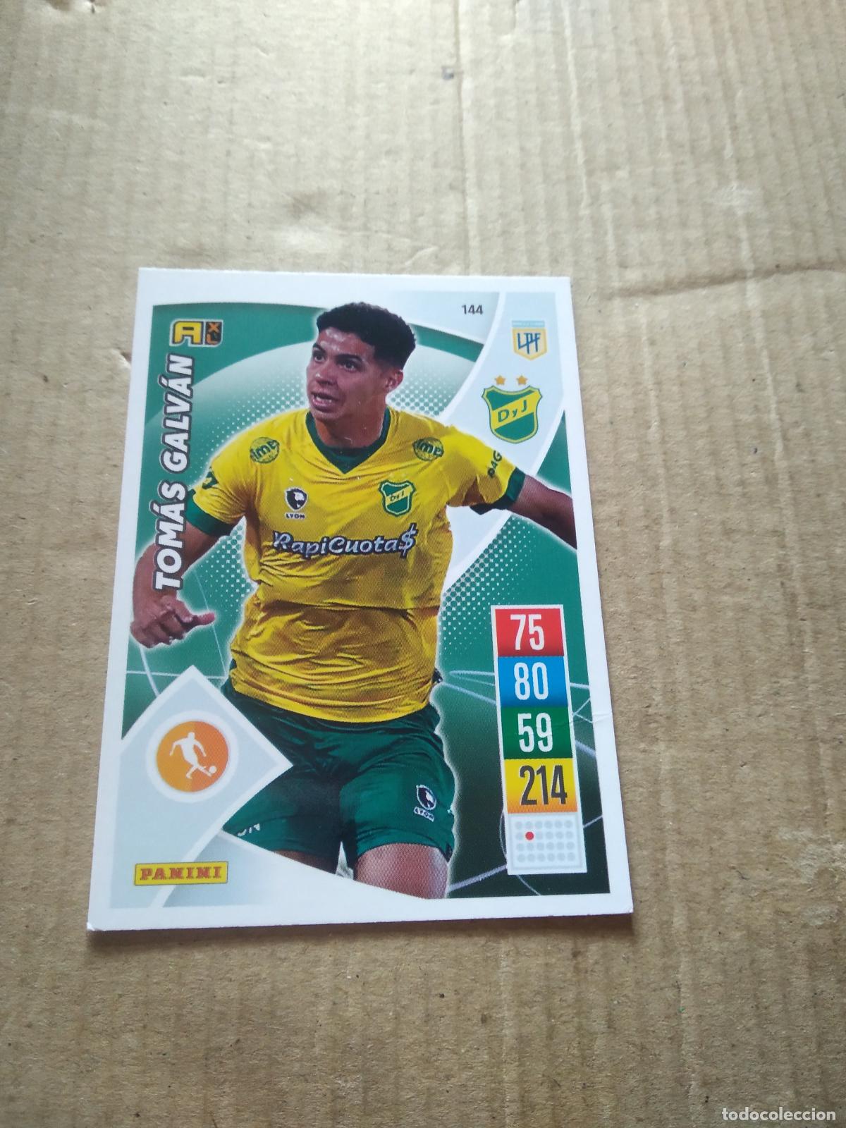 Cromos de F&uacute;tbol: 144 TOMAS GALVAN DEFENSA JUSTICIA CROMO FUTBOL ARGENTINO 21-22 PANINI LIGA ARGENTINA 2021-2022