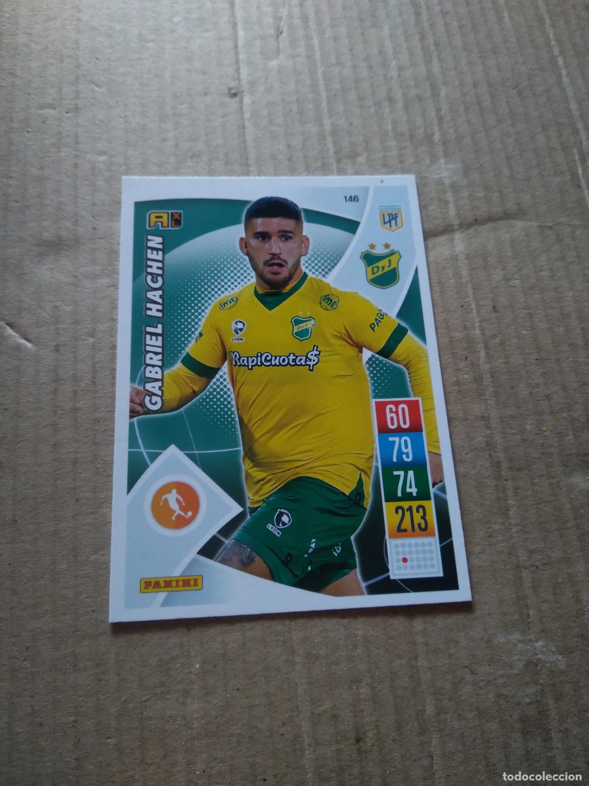 Cromos de F&uacute;tbol: 146 GABRIEL HACHEN DEFENSA JUSTICIA CROMO FUTBOL ARGENTINO 21-22 PANINI LIGA ARGENTINA 2021-2022