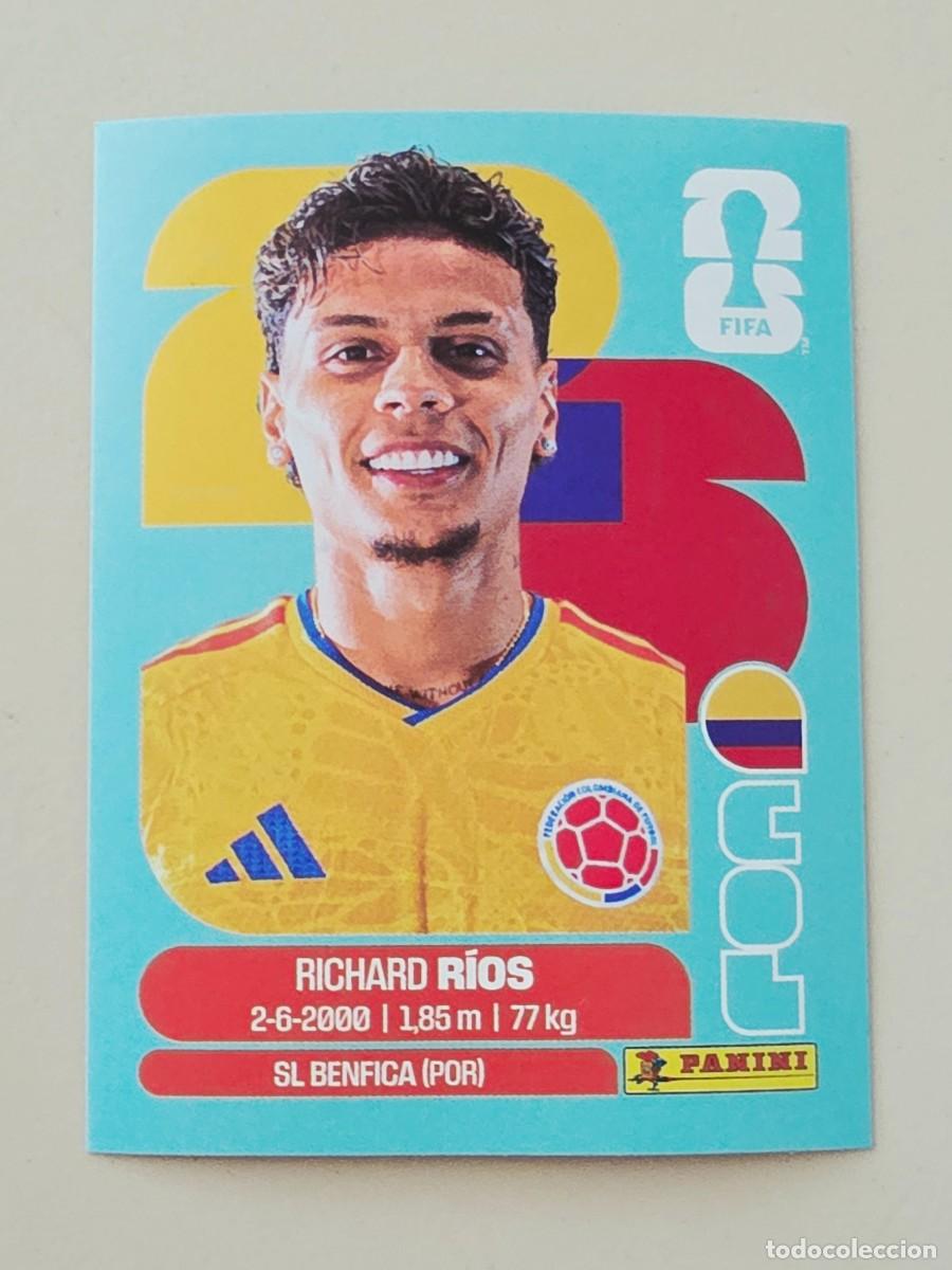 Figurine di Calcio: COL 12 Richard R&iacute;os, Colombia, Panini FIFA World Cup Mundial 2026 Sticker