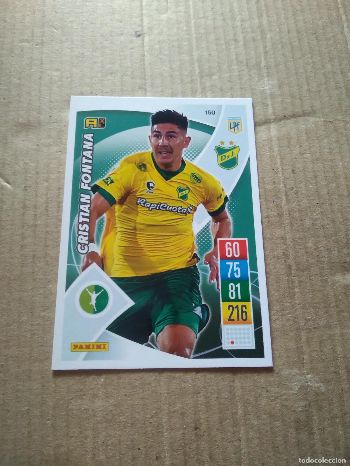 Cromos de Futebol: 150 CRISTIAN FONTANA DEFENSA JUSTICIA CROMO FUTBOL ARGENTINO 21-22 PANINI LIGA ARGENTINA 2021-2022