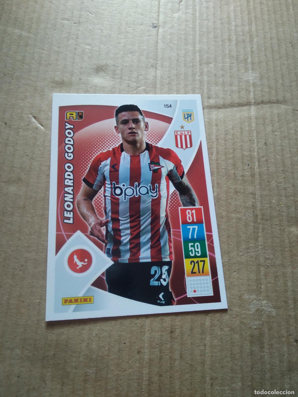 Cromos de F&uacute;tbol: 154 LEONARDO GODOY ESTUDIANTES CROMO FUTBOL ARGENTINO 21-22 PANINI LIGA ARGENTINA 2021-2022