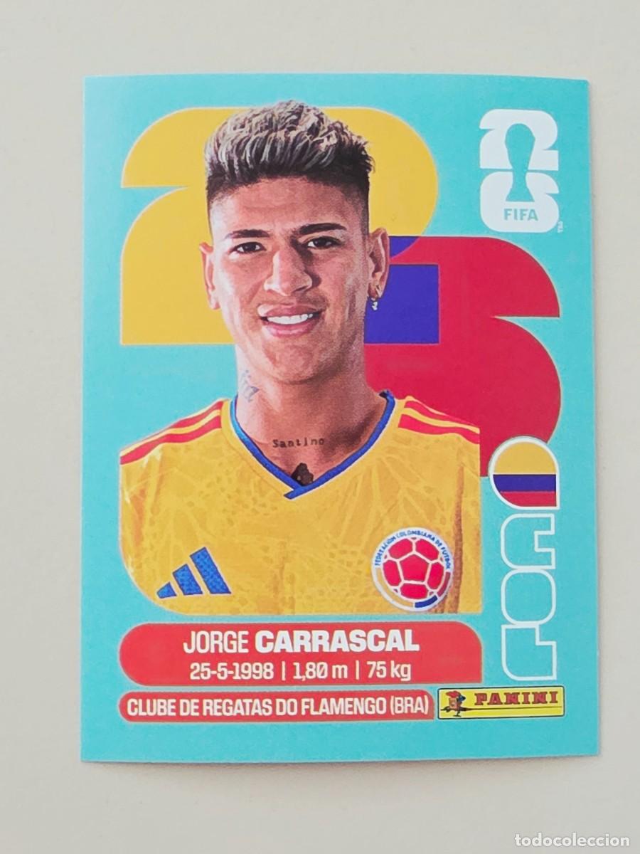 Cromos de F&uacute;tbol: COL 16 Jorge Carrascal, Colombia, Panini FIFA World Cup Mundial 2026 Sticker