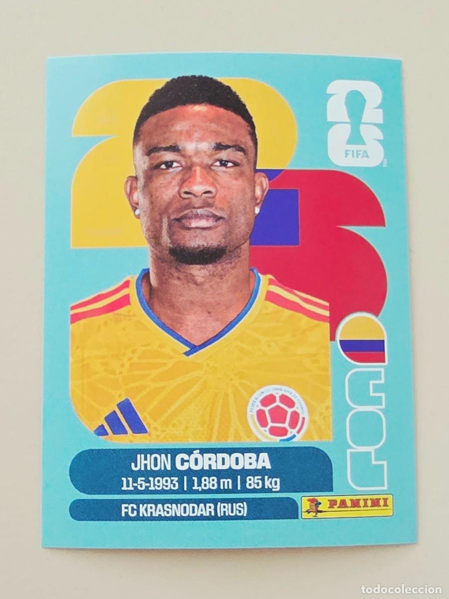 Cromos de F&uacute;tbol: COL 18 Jhon C&oacute;rdoba, Colombia, Panini FIFA World Cup Mundial 2026 Sticker