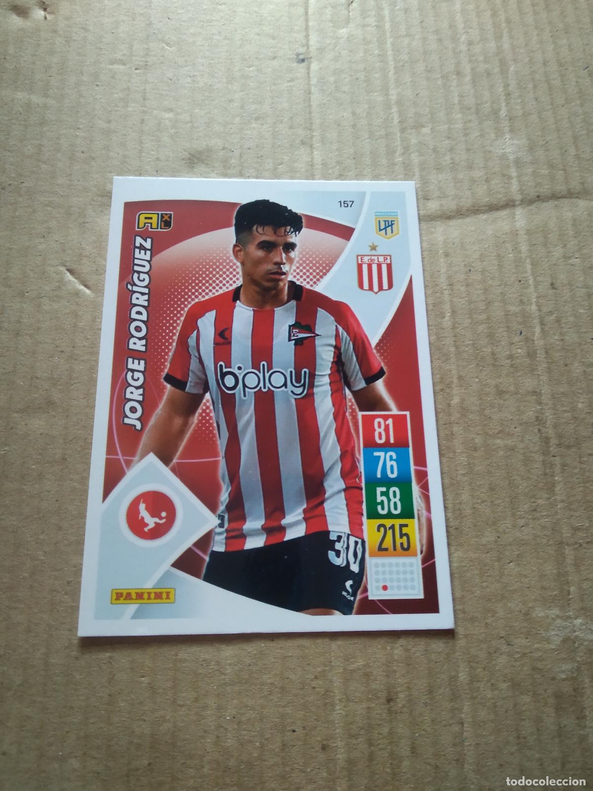 Cromos de F&uacute;tbol: 157 JORGE RODRIGUEZ ESTUDIANTES CROMO FUTBOL ARGENTINO 21-22 PANINI LIGA ARGENTINA 2021-2022