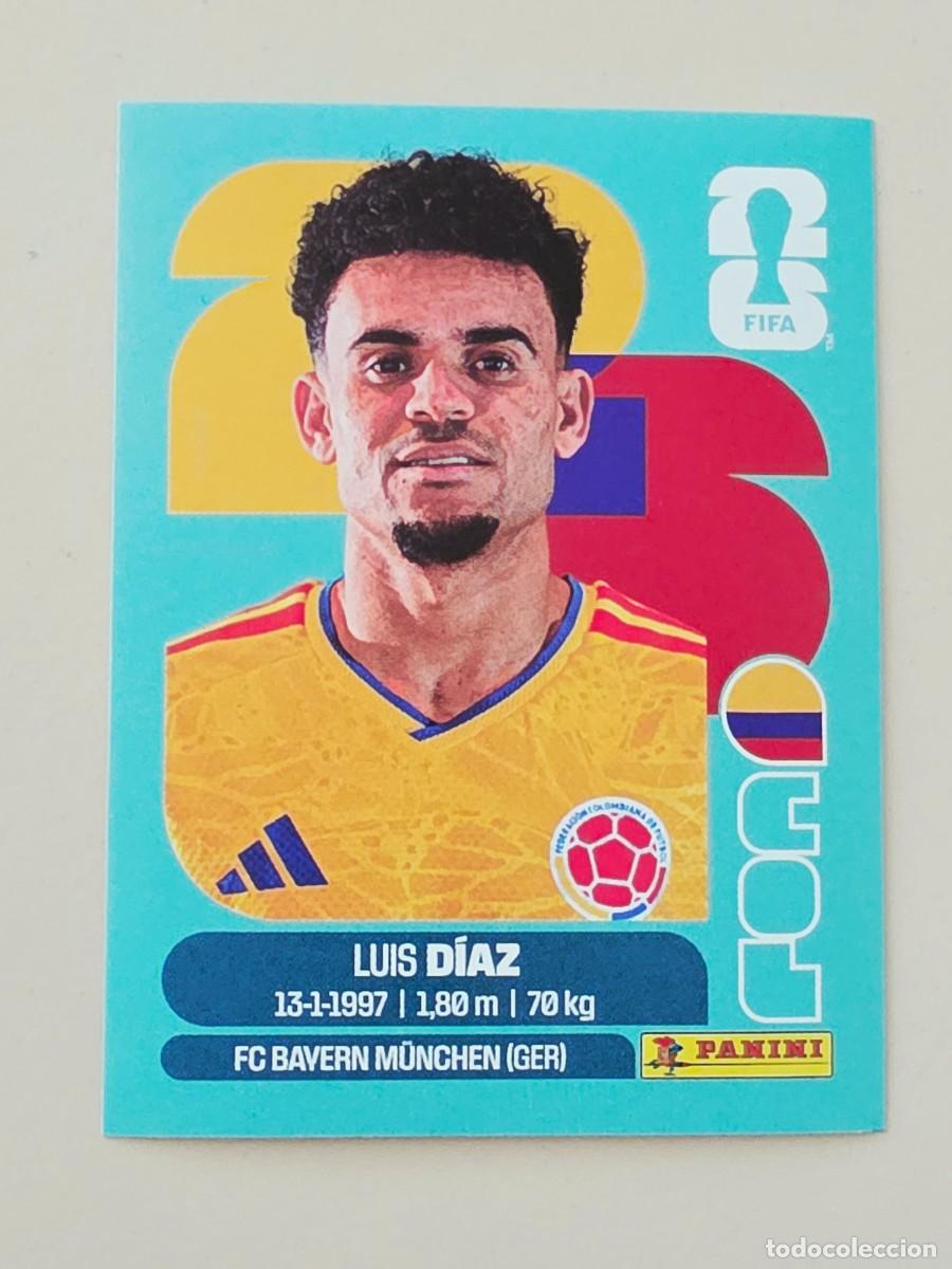 Cromos de F&uacute;tbol: COL 20 Luis D&iacute;az, Colombia, Panini FIFA World Cup Mundial 2026 Sticker