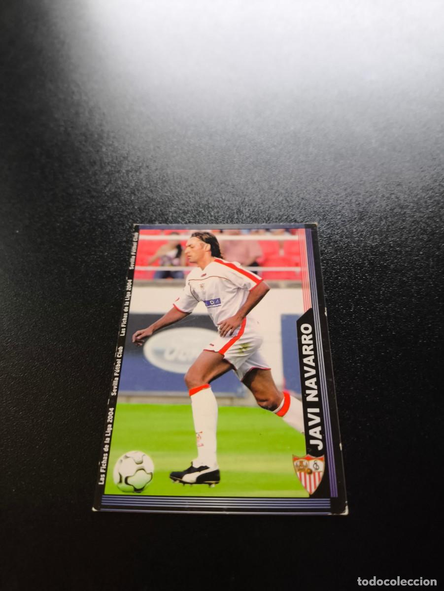Cromos de F&uacute;tbol: 250 Javi Navarro SEVILLA MUNDICROMO LIGA 2003 2004 03 04 NO PANINI ESTE CROMO CARD