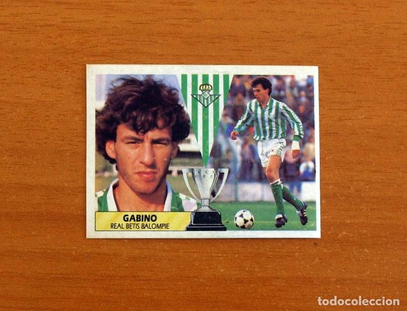 Cromos de F&uacute;tbol: Real Betis - Gabino - Ediciones Este Liga 1987-1988, 87-88 - Cromo Nunca pegado