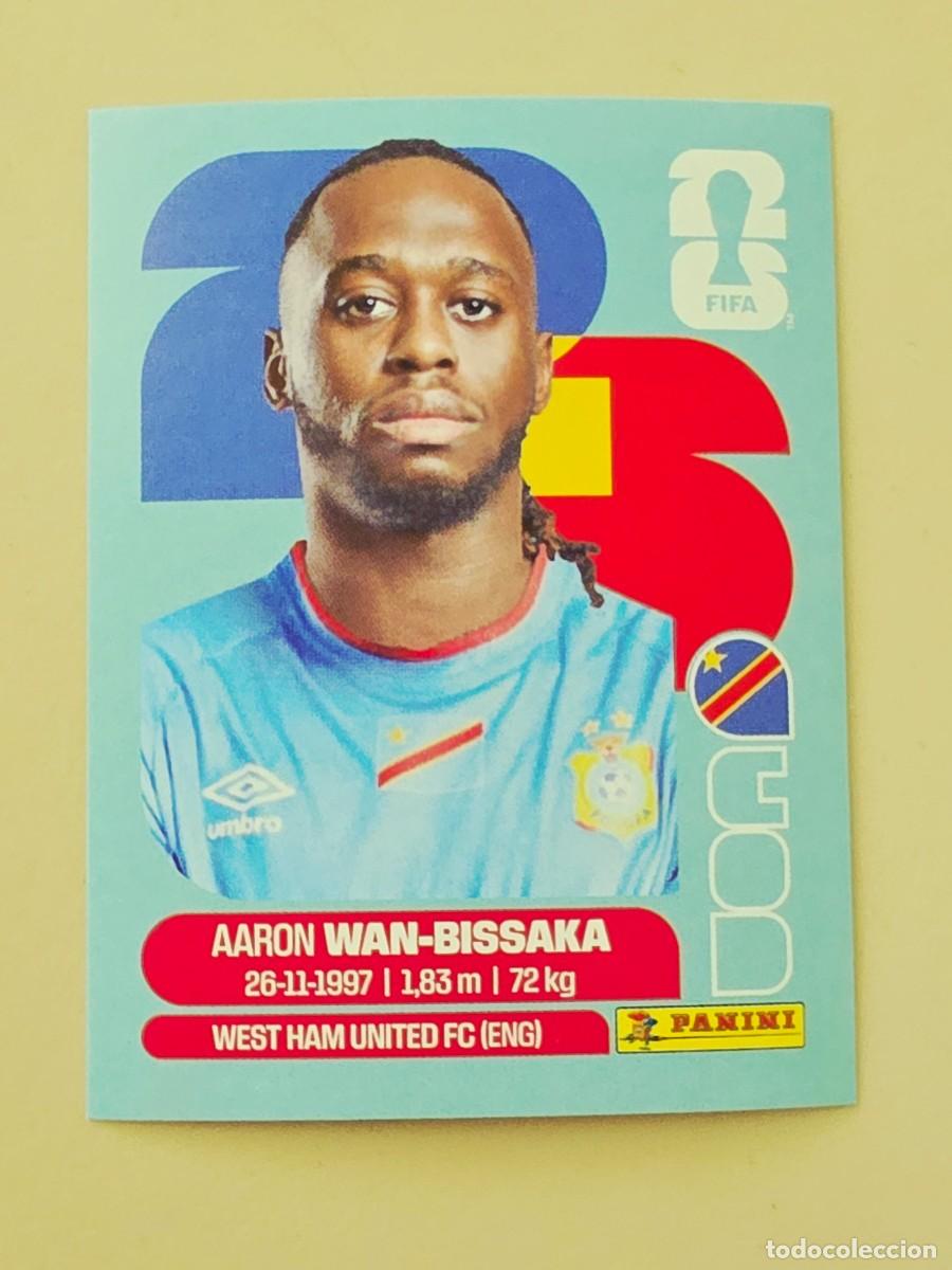 Football Stickers: COD 3 Aaron Wan-Bissaka, Rep&uacute;blica Democr&aacute;tica del Congo, Panini FIFA World Cup Mundial 2026 Sticker