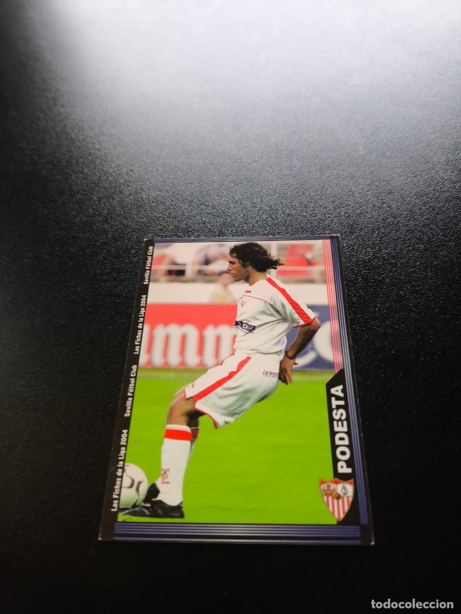 Cromos de F&uacute;tbol: 257 Podesta SEVILLA MUNDICROMO LIGA 2003 2004 03 04 NO PANINI ESTE CROMO CARD