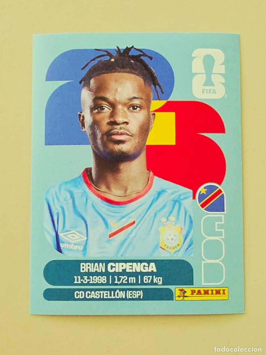 Cromos de F&uacute;tbol: COD 17 Brian Cipenga, Rep&uacute;blica Democr&aacute;tica del Congo, Panini FIFA World Cup Mundial 2026 Sticker