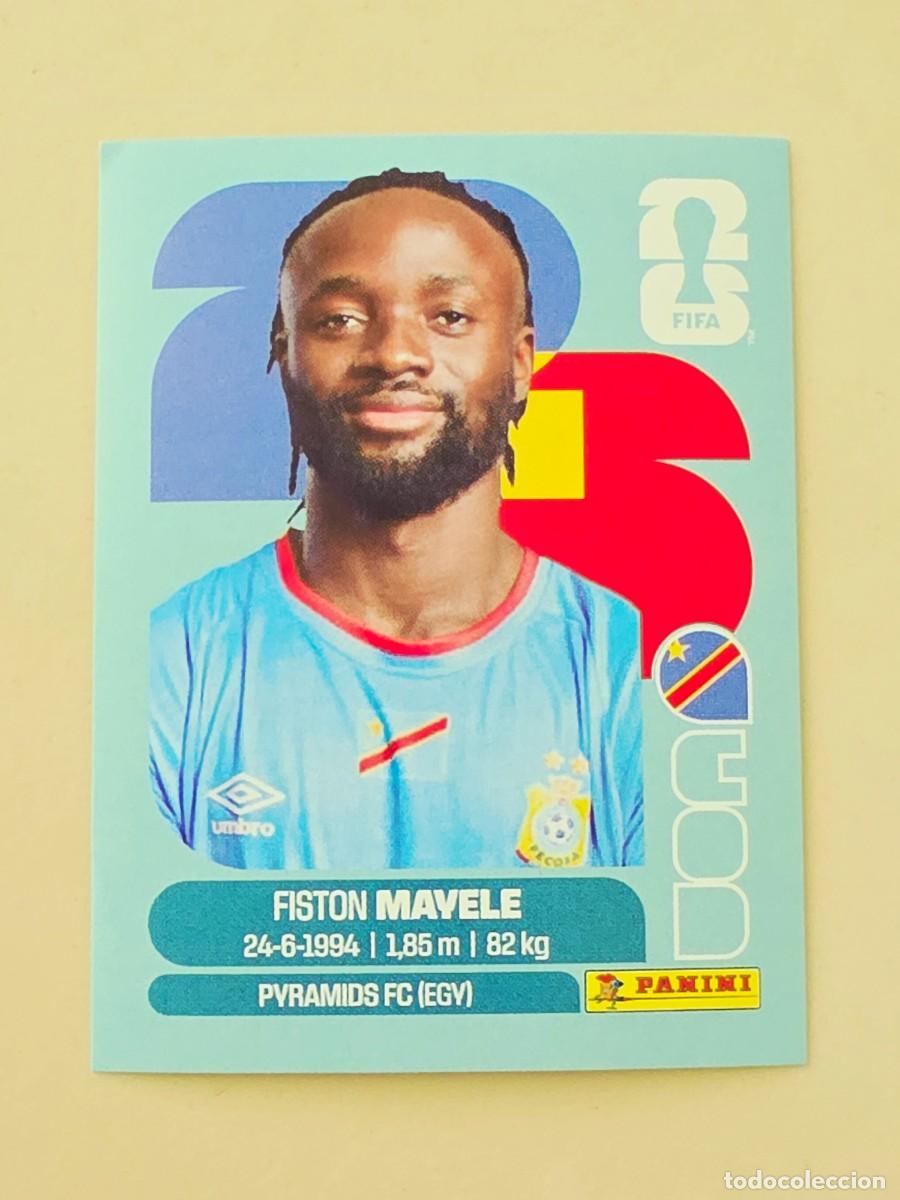 Cromos de F&uacute;tbol: COD 18 Fiston Mayele, Rep&uacute;blica Democr&aacute;tica del Congo, Panini FIFA World Cup Mundial 2026 Sticker