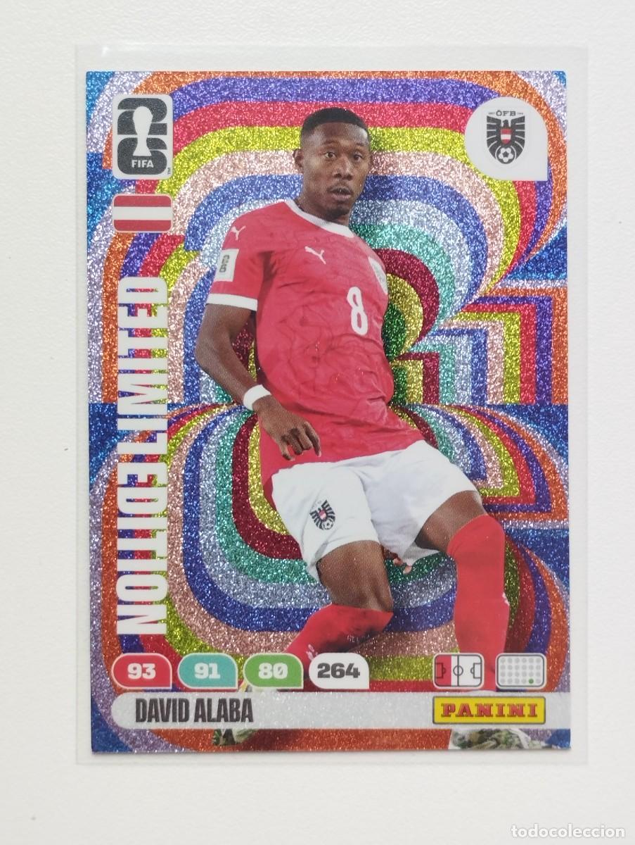 Cromos de F&uacute;tbol: CROMO CARD ADRENALYN MUNDIAL WORLD CUP LIMITED EDITION 2026 DAVID ALABA AUSTRIA