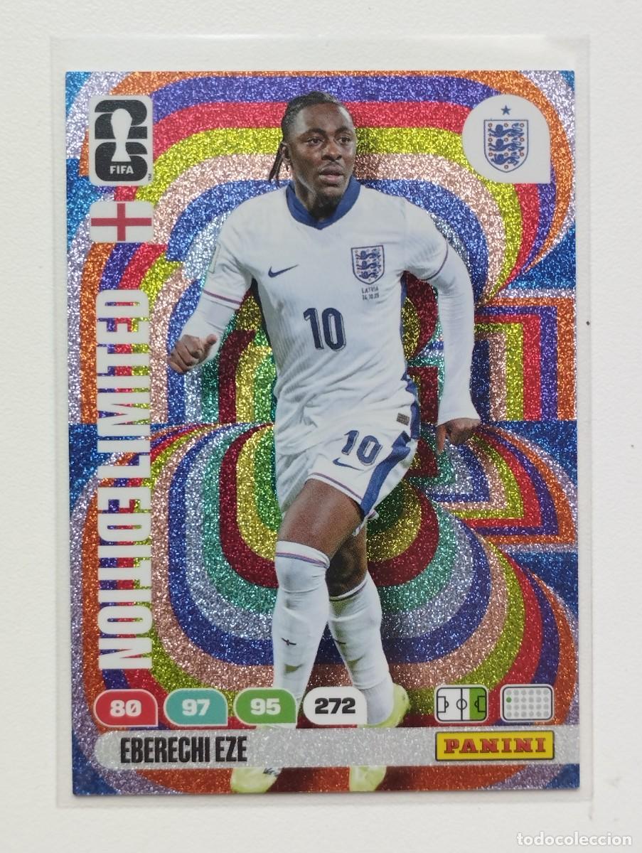 Cromos de F&uacute;tbol: CROMO CARD ADRENALYN MUNDIAL WORLD CUP LIMITED EDITION 2026 EBERECHI EZE INGLATERRA