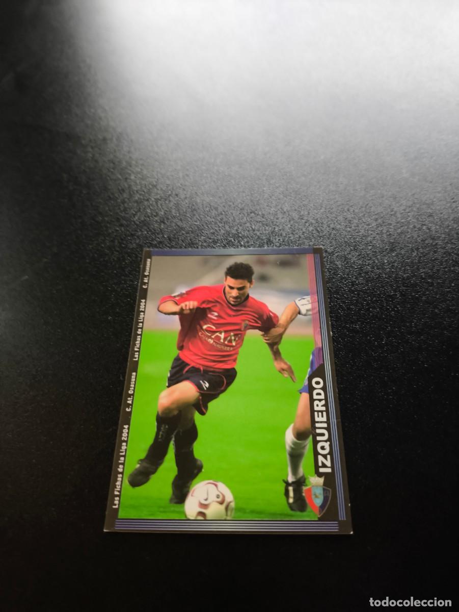 Cromos de F&uacute;tbol: 288 Izquierdo OSASUNA MUNDICROMO LIGA 2003 2004 03 04 NO PANINI ESTE CROMO CARD