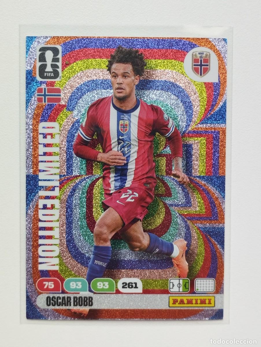 Cromos de F&uacute;tbol: CROMO CARD ADRENALYN MUNDIAL WORLD CUP LIMITED EDITION 2026 OSCAR BOBB NORUEGA