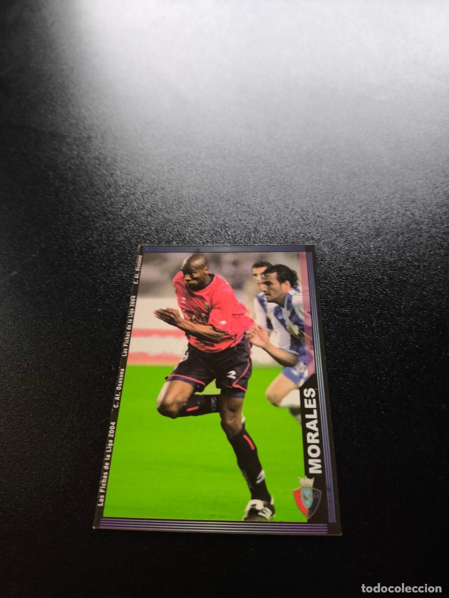 Cromos de F&uacute;tbol: 291 Morales OSASUNA MUNDICROMO LIGA 2003 2004 03 04 NO PANINI ESTE CROMO CARD