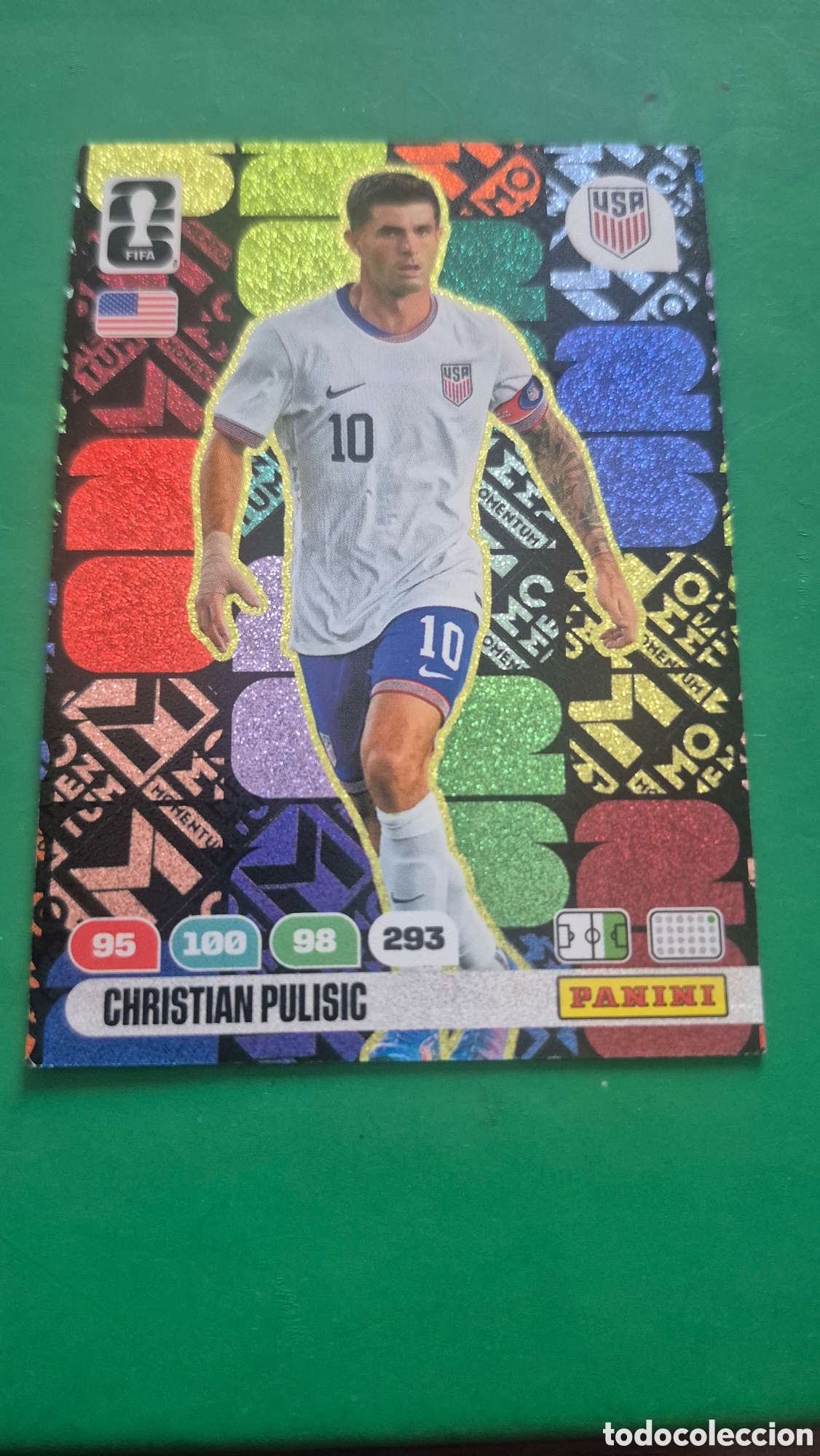 Cromos de F&uacute;tbol: PULISIC USA MOMENTUM ADRENALYN XL FIFA WORLD CUP 2026 26 USA PANINI