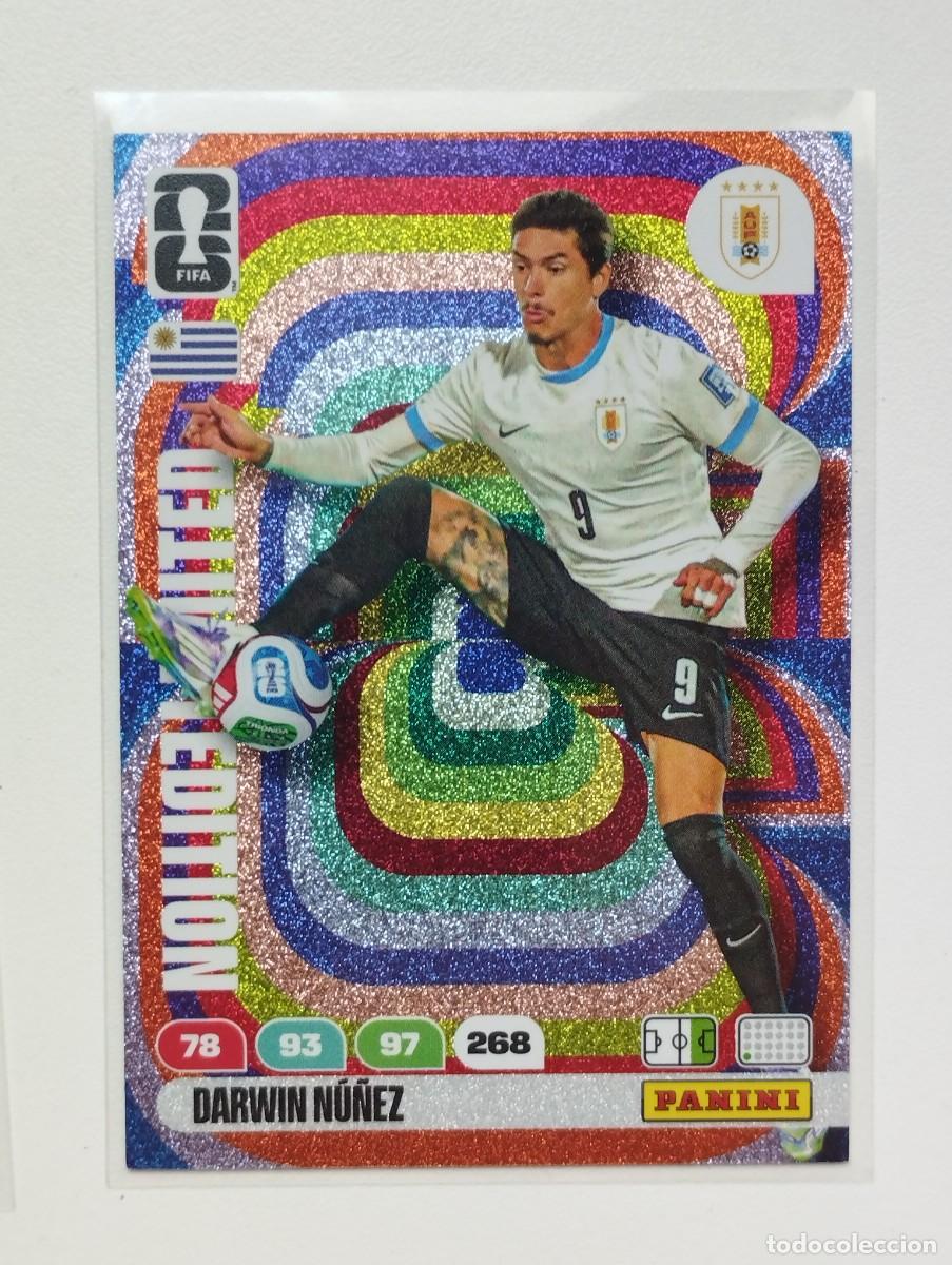 Cromos de F&uacute;tbol: CROMO CARD ADRENALYN MUNDIAL WORLD CUP LIMITED EDITION 2026 DARWIN NU&Ntilde;EZ URUGUAY
