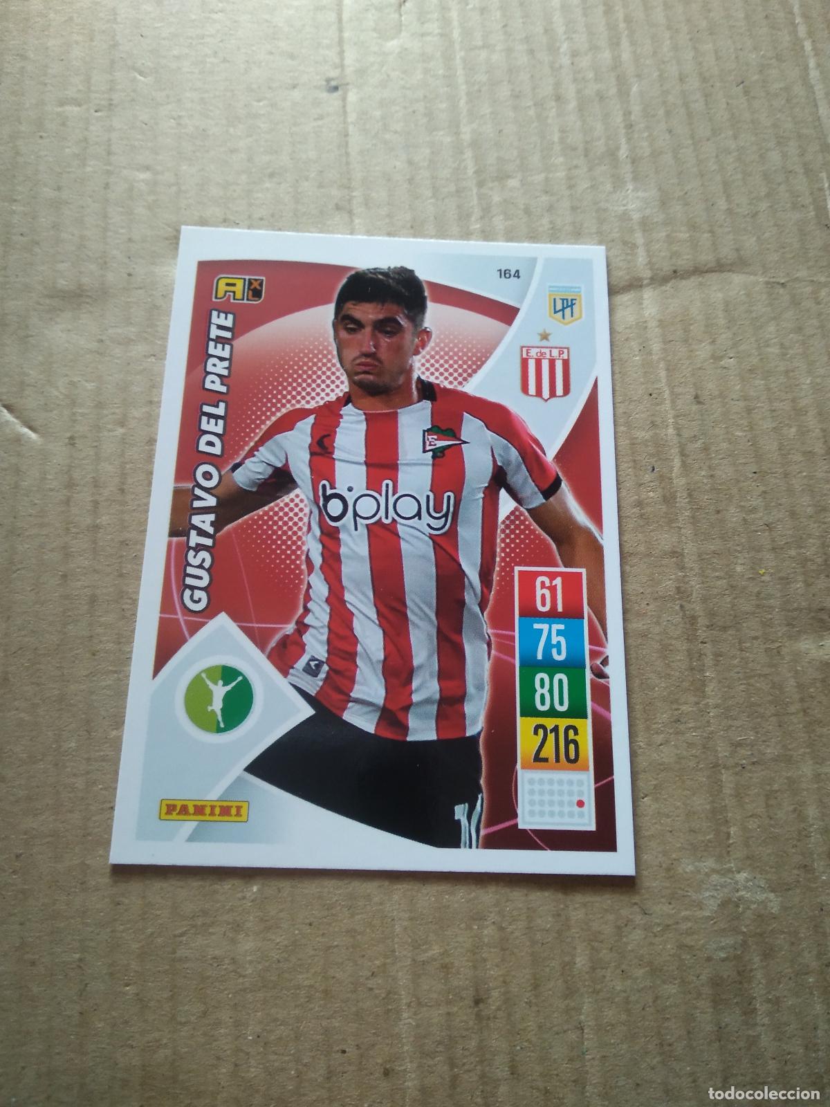 Fu&szlig;ball-Sticker: 164 GUSTAVO DEL PRETE ESTUDIANTES CROMO FUTBOL ARGENTINO 21-22 PANINI LIGA ARGENTINA 2021-2022