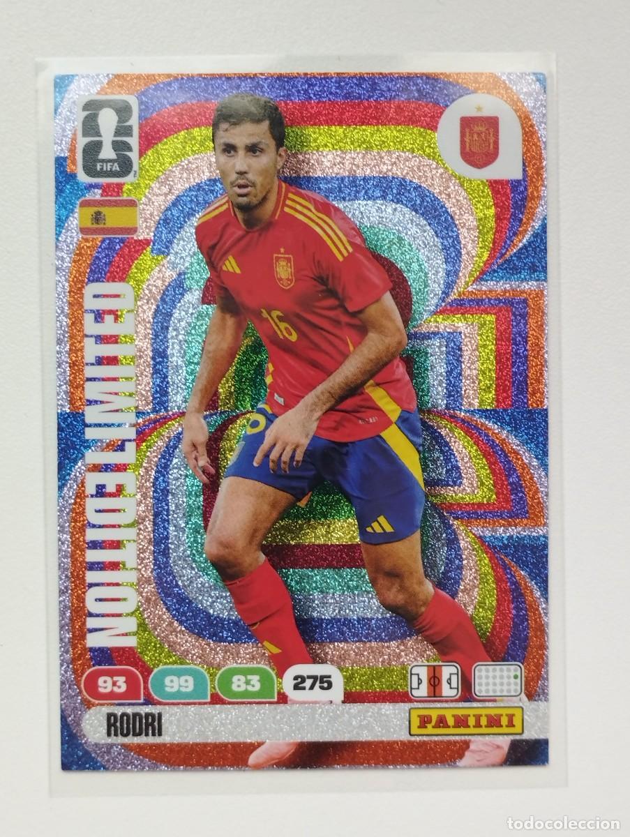 Football Stickers: CROMO CARD ADRENALYN MUNDIAL WORLD CUP LIMITED EDITION 2026 RODRI ESPA&Ntilde;A