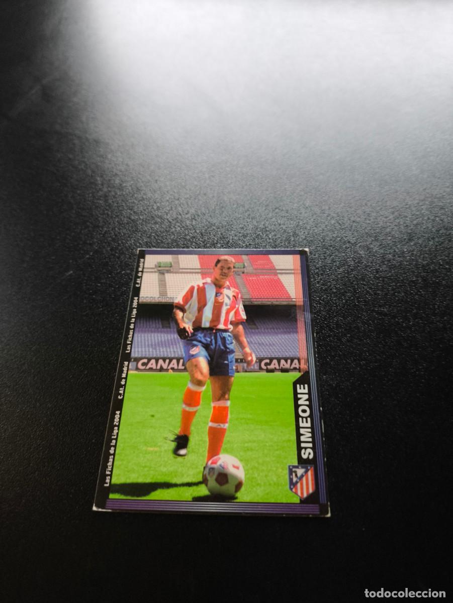 Cromos de F&uacute;tbol: 311 Simeone ATLETICO DE MADRID MUNDICROMO LIGA 2003 2004 03 04 NO PANINI ESTE CROMO CARD