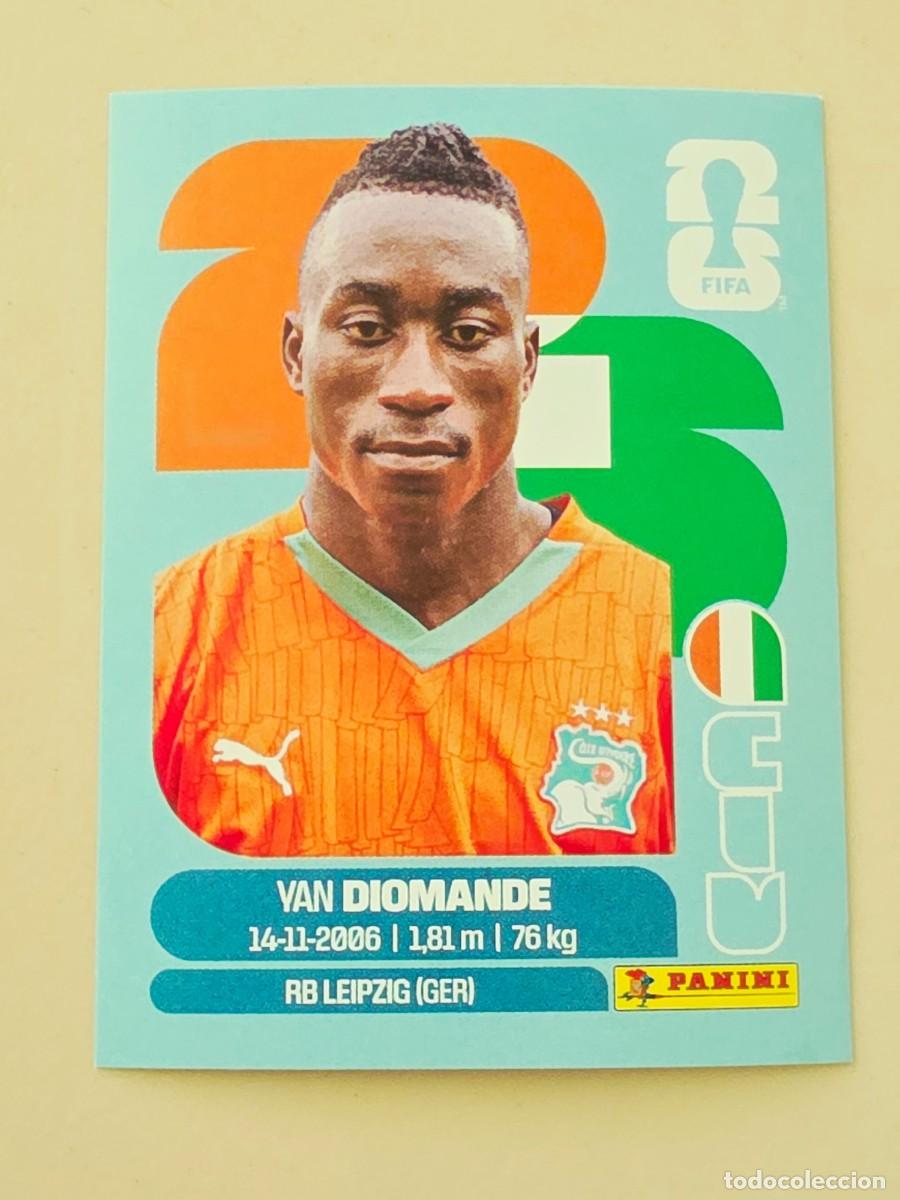 Cromos de F&uacute;tbol: CIV 18 Yan Diomande, Costa de Marfil, Panini FIFA World Cup Mundial 2026 Sticker