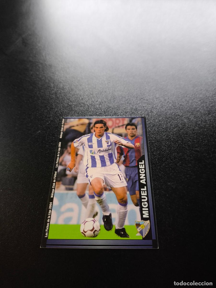 Cromos de F&uacute;tbol: 334 Miguel angel MALAGA MUNDICROMO LIGA 2003 2004 03 04 NO PANINI ESTE CROMO CARD