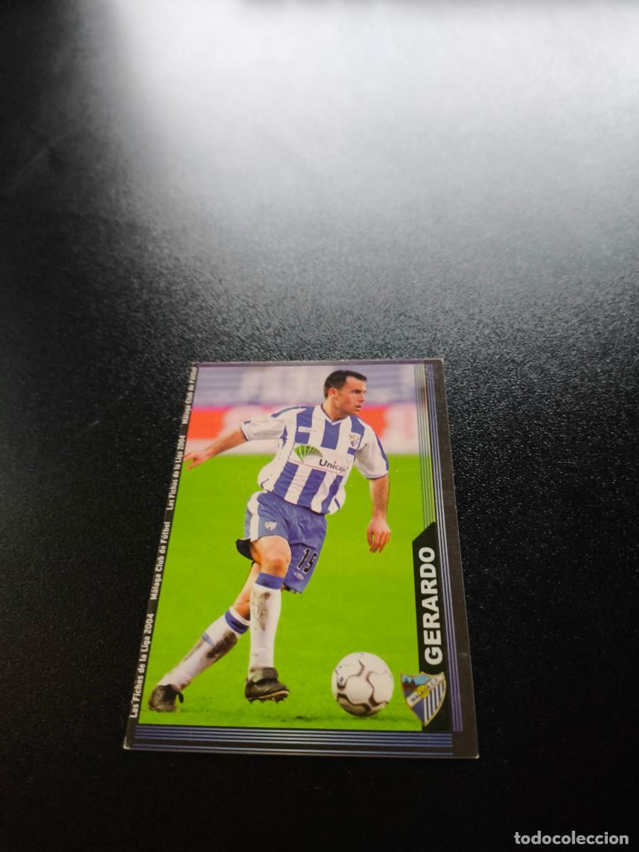 Cromos de F&uacute;tbol: 335 Gerardo MALAGA MUNDICROMO LIGA 2003 2004 03 04 NO PANINI ESTE CROMO CARD