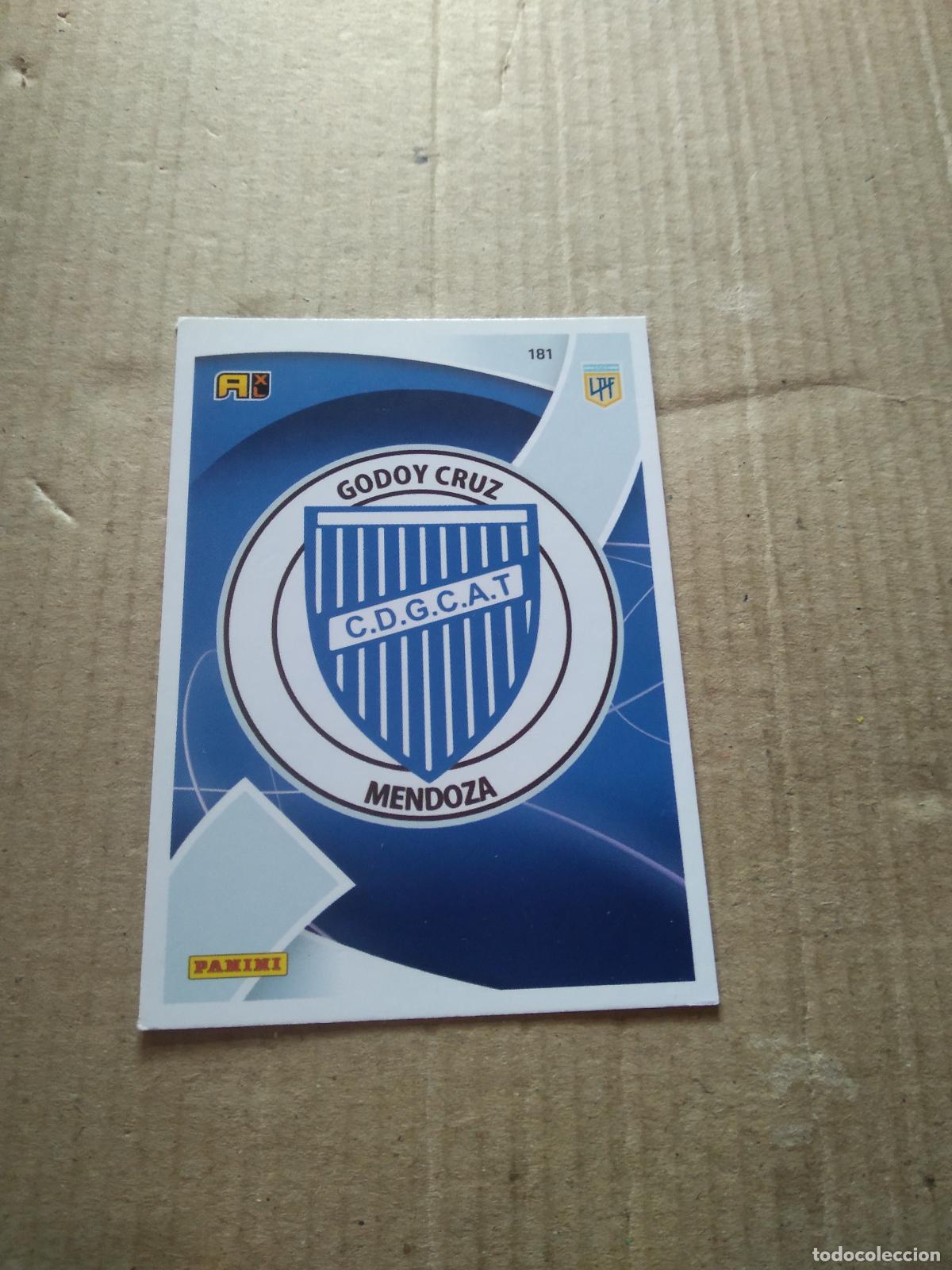 Cromos de F&uacute;tbol: 181 ESCUDO GODOY CRUZ CROMO FUTBOL ARGENTINO 21-22 PANINI LIGA ARGENTINA 2021-2022