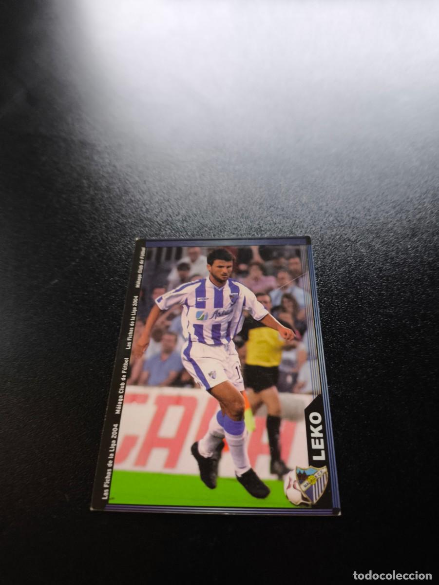 Cromos de F&uacute;tbol: 336 Leko MALAGA MUNDICROMO LIGA 2003 2004 03 04 NO PANINI ESTE CROMO CARD