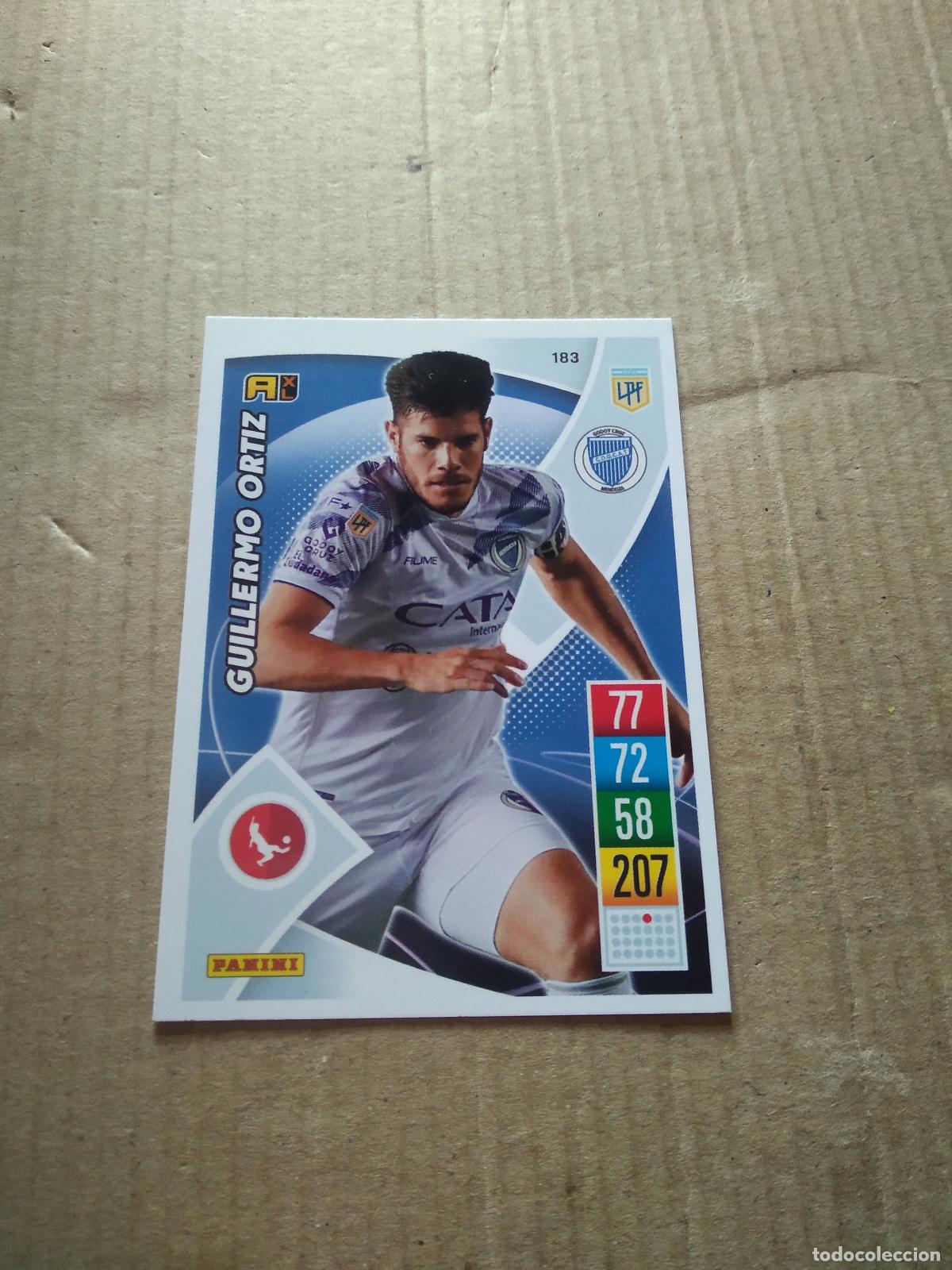 Cromos de F&uacute;tbol: 183 GUILLERMO ORTIZ GODOY CRUZ CROMO FUTBOL ARGENTINO 21-22 PANINI LIGA ARGENTINA 2021-2022