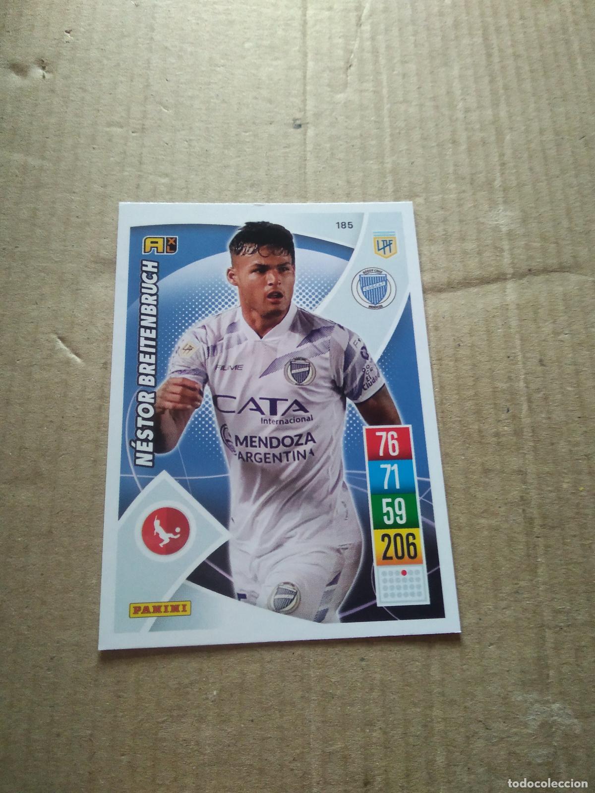 Cromos de F&uacute;tbol: 185 NESTOR BREITENBRUCH GODOY CRUZ CROMO FUTBOL ARGENTINO 21-22 PANINI LIGA ARGENTINA 2021-2022