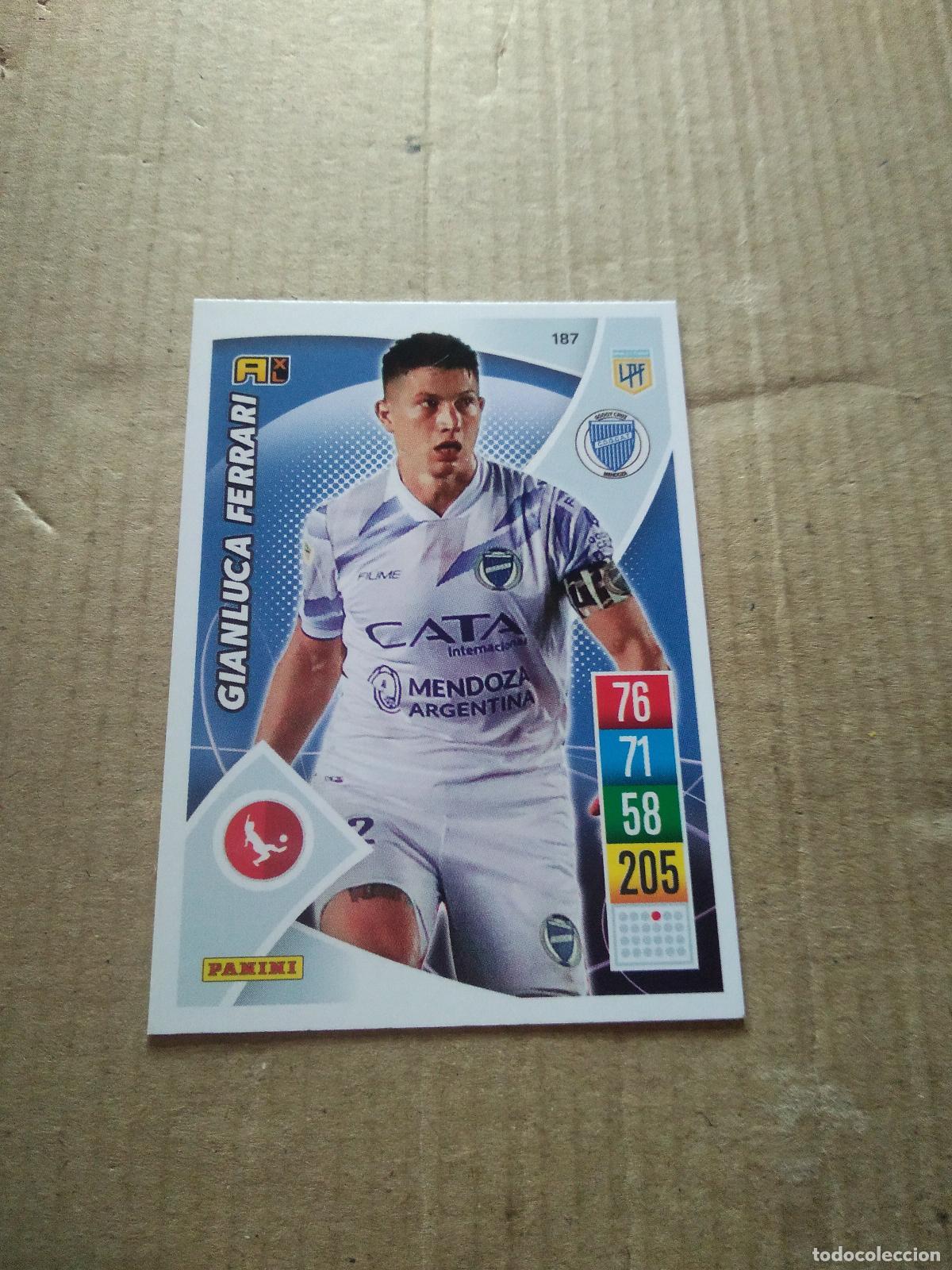 Cromos de F&uacute;tbol: 187 GIANLUCA FERRARI GODOY CRUZ CROMO FUTBOL ARGENTINO 21-22 PANINI LIGA ARGENTINA 2021-2022