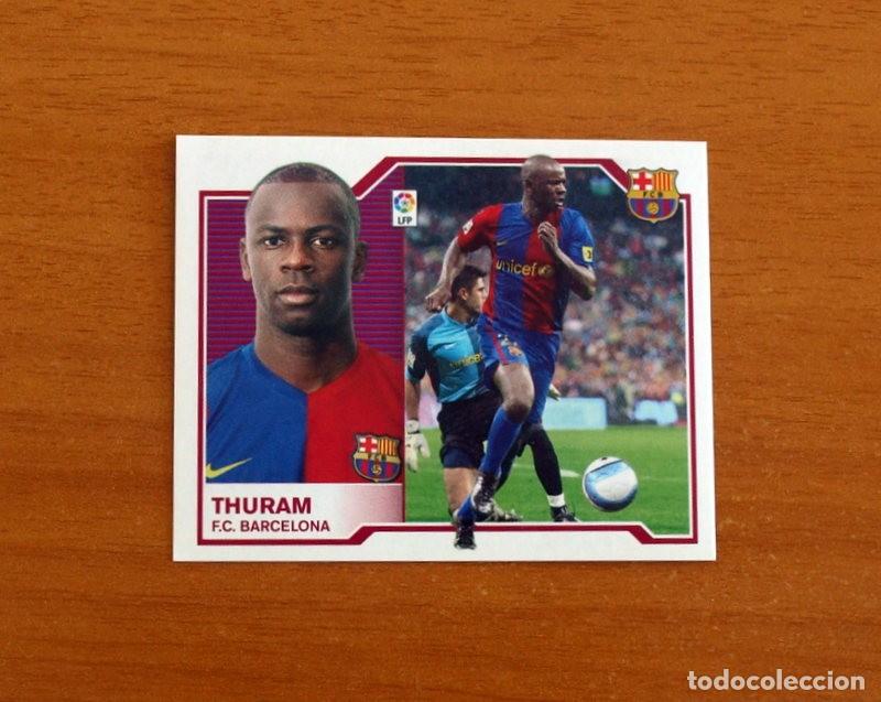 Cromos de F&uacute;tbol: Barcelona - Thuram - Liga 2007-2008, 07-08 - Ediciones Este - Nunca pegado