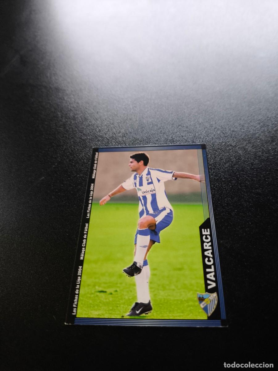 Cromos de F&uacute;tbol: 340 Valcarce MALAGA MUNDICROMO LIGA 2003 2004 03 04 NO PANINI ESTE CROMO CARD