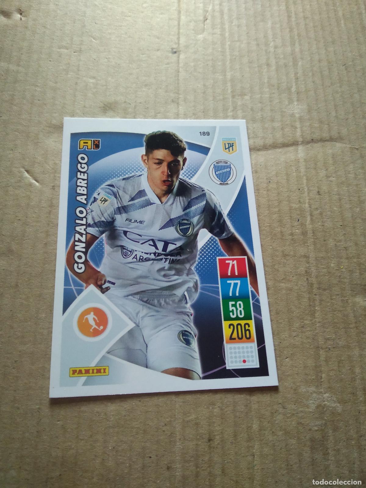 Cromos de F&uacute;tbol: 189 GONZALO ABREGO GODOY CRUZ CROMO FUTBOL ARGENTINO 21-22 PANINI LIGA ARGENTINA 2021-2022