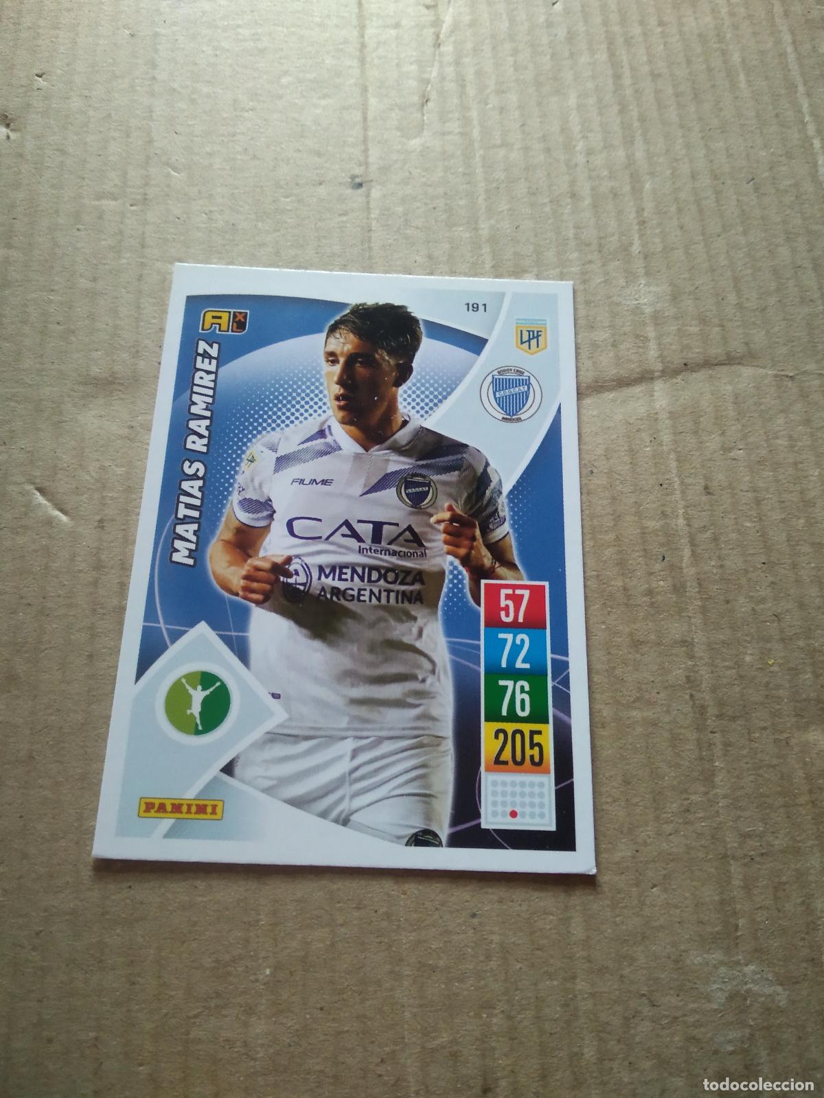 Cromos de F&uacute;tbol: 191 MATIAS RAMIREZ GODOY CRUZ CROMO FUTBOL ARGENTINO 21-22 PANINI LIGA ARGENTINA 2021-2022