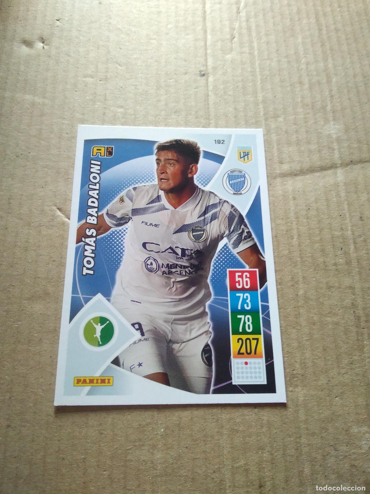 Cromos de F&uacute;tbol: 192 TOMAS BADALONI GODOY CRUZ CROMO FUTBOL ARGENTINO 21-22 PANINI LIGA ARGENTINA 2021-2022