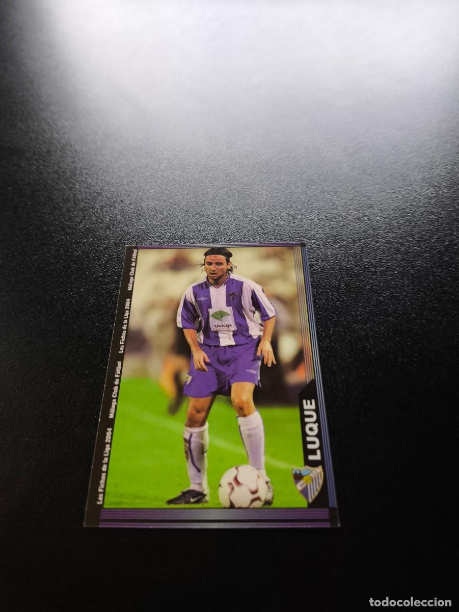 Cromos de F&uacute;tbol: 344 Luque MALAGA MUNDICROMO LIGA 2003 2004 03 04 NO PANINI ESTE CROMO CARD