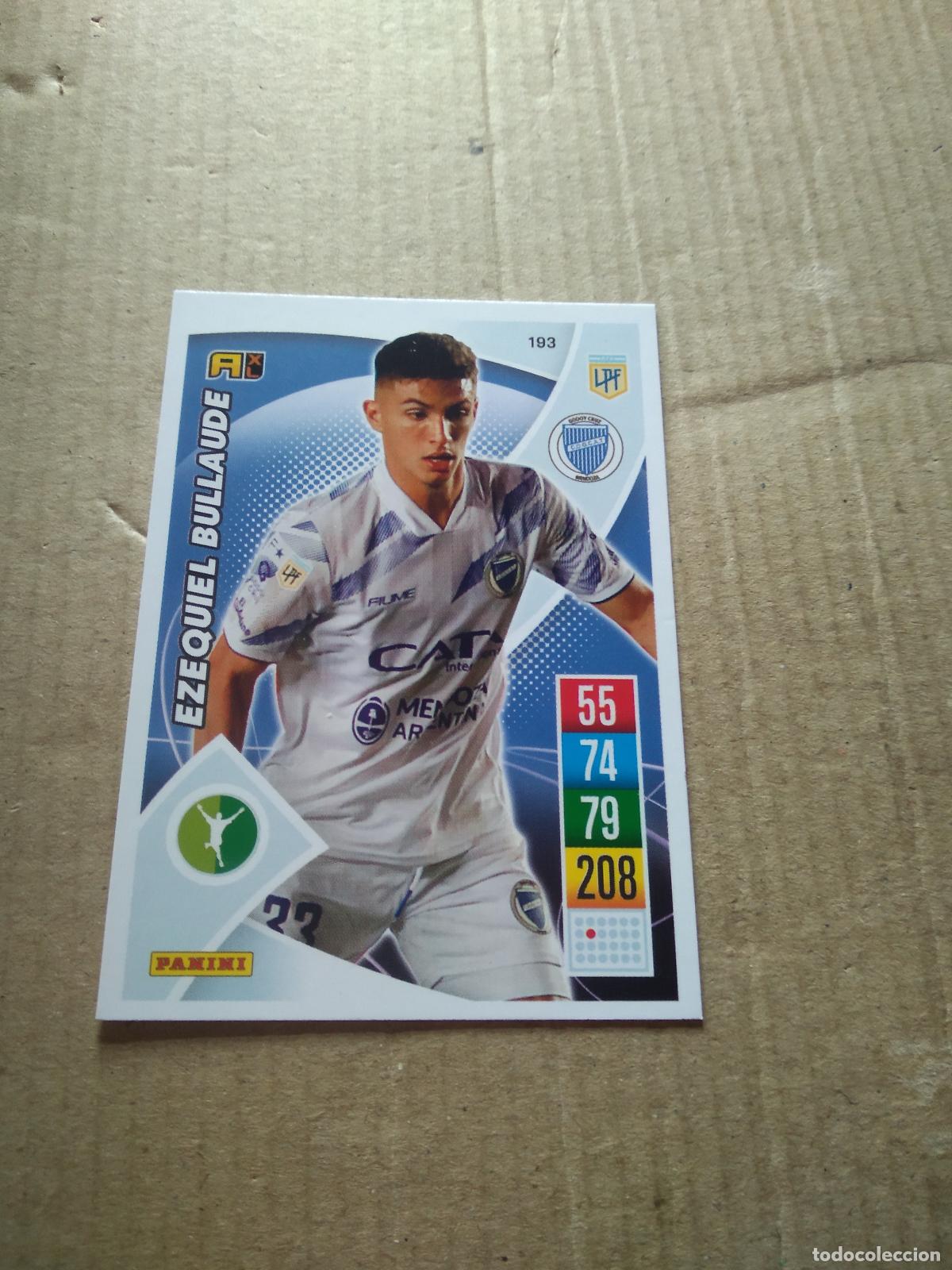 Cromos de F&uacute;tbol: 193 EZEQUIEL BULLAUDE GODOY CRUZ CROMO FUTBOL ARGENTINO 21-22 PANINI LIGA ARGENTINA 2021-2022