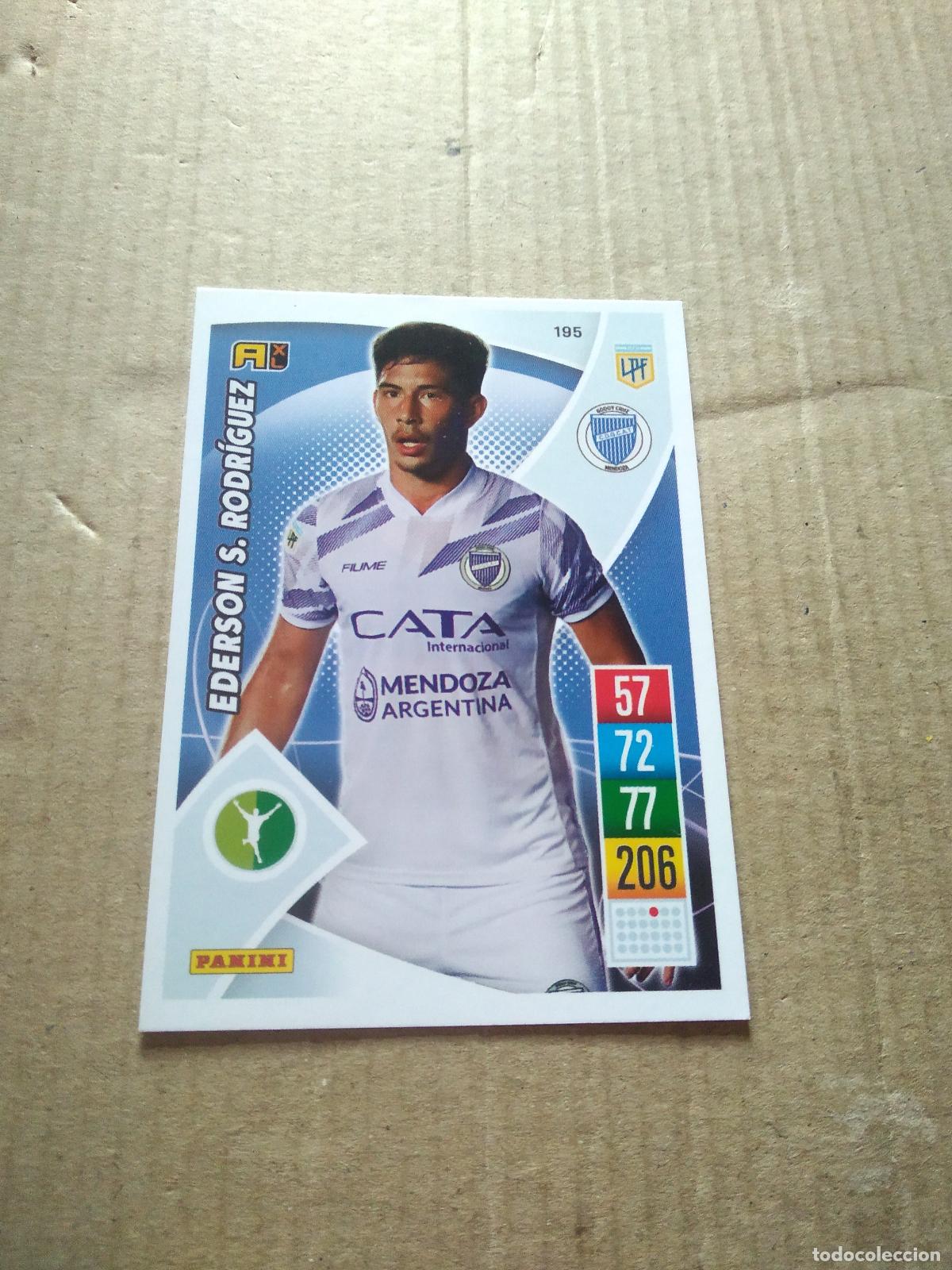 Cromos de F&uacute;tbol: 195 EDERSON S RODRIGUEZ GODOY CRUZ CROMO FUTBOL ARGENTINO 21-22 PANINI LIGA ARGENTINA 2021-2022