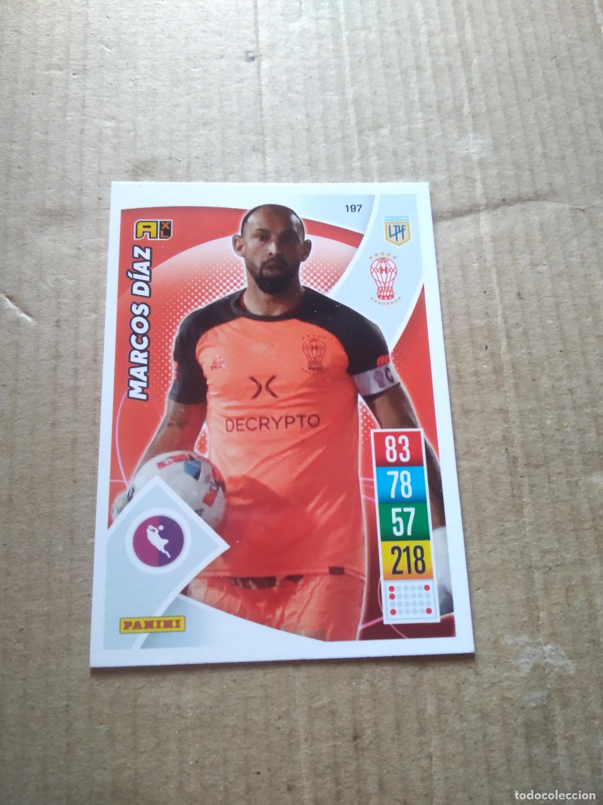 Cromos de F&uacute;tbol: 197 MARCOS DIAZ HURACAN CROMO FUTBOL ARGENTINO 21-22 PANINI LIGA ARGENTINA 2021-2022