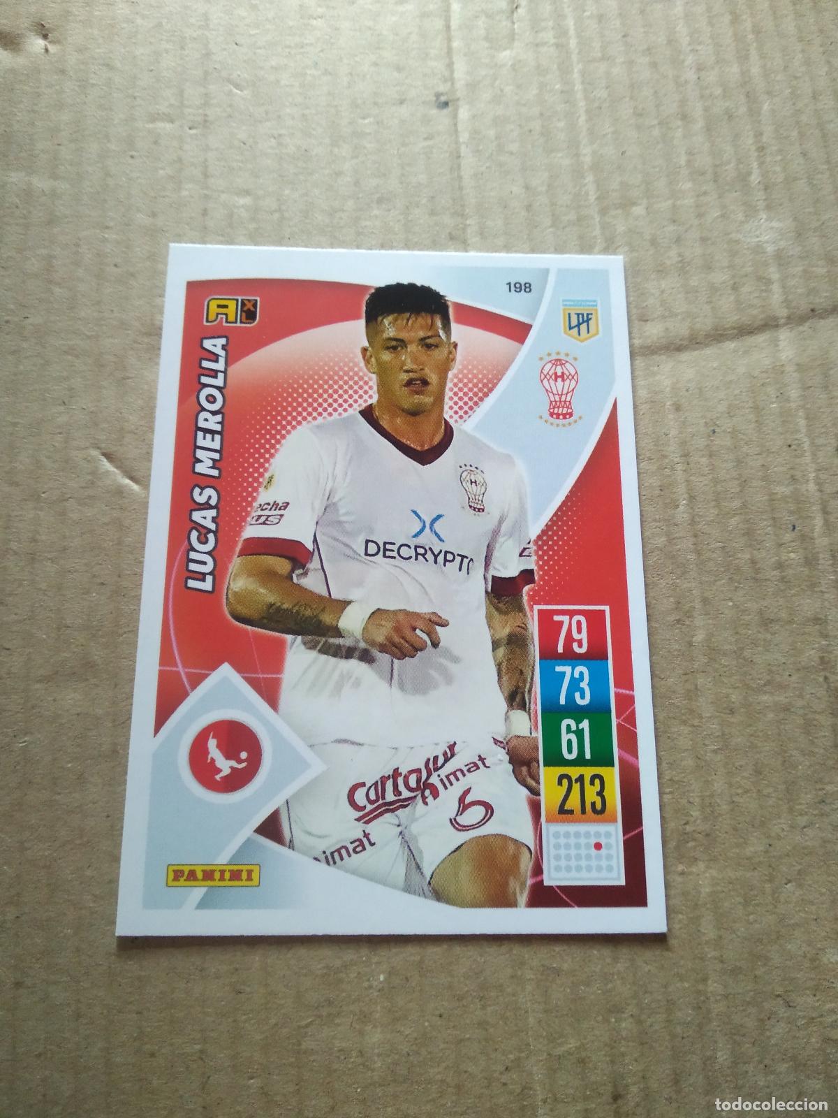 Fu&szlig;ball-Sticker: 198 LUCAS MEROLLA HURACAN CROMO FUTBOL ARGENTINO 21-22 PANINI LIGA ARGENTINA 2021-2022