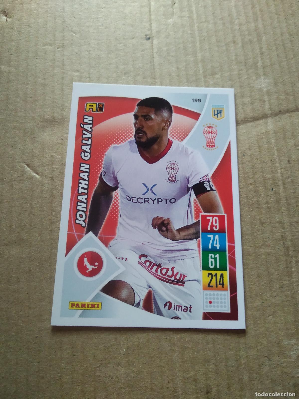 Cromos de F&uacute;tbol: 199 JONATHAN GALVAN HURACAN CROMO FUTBOL ARGENTINO 21-22 PANINI LIGA ARGENTINA 2021-2022